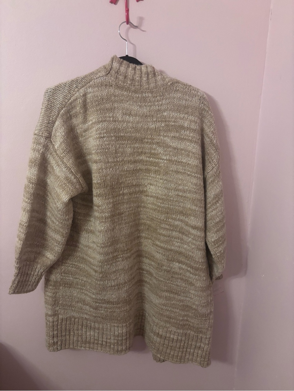Madewell Cream Open-Front Chunky Knit Cardigan - Picture 4 of 5